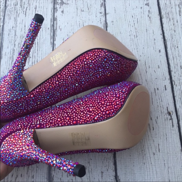 Pleaser Day & Night Prestige 20 Rhinestone Heels - Picture 7 of 7